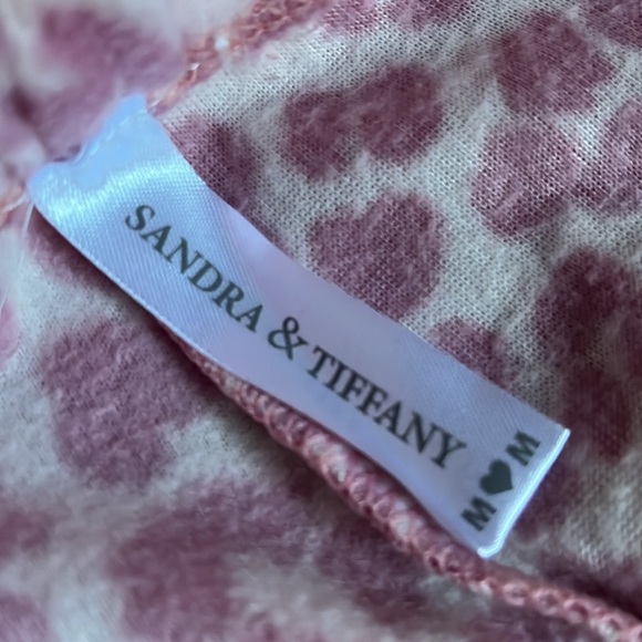 Pink Leopard Print Soft Fleece 2 Pc Pyjama Set - Picture 6 of 7